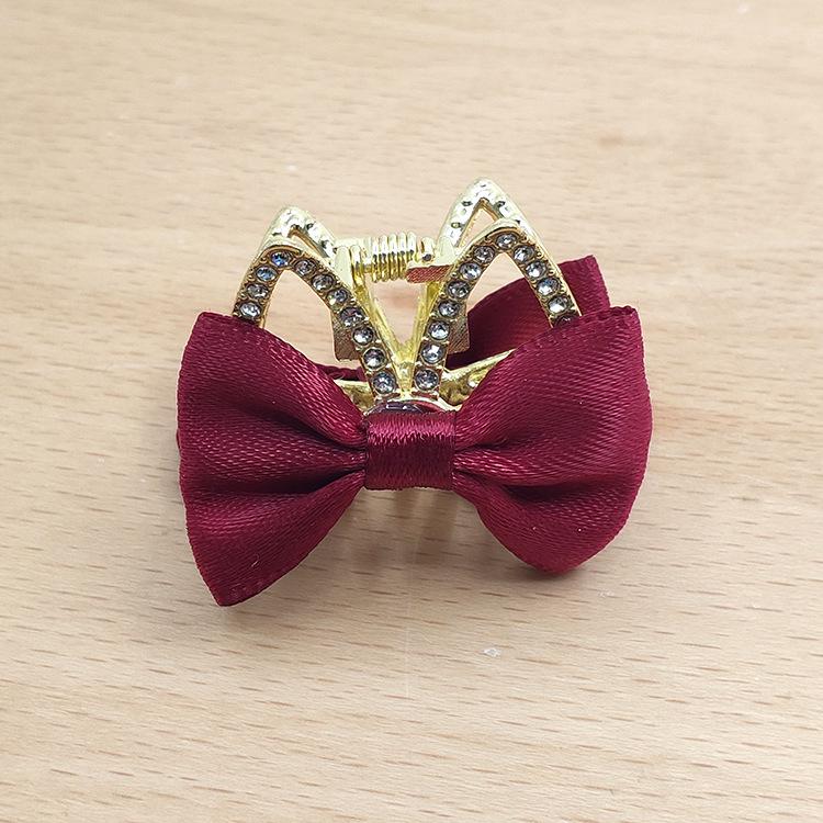 Luxury Alloy Rhinestone Hair Claw Clip for Women – Anti-Collapse Hold