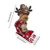Christmas Statue Tabletop Ornament Gift Collectible Crafts Artwork Figurine for Desk Hallway Housewarming Fireplace Bedroom