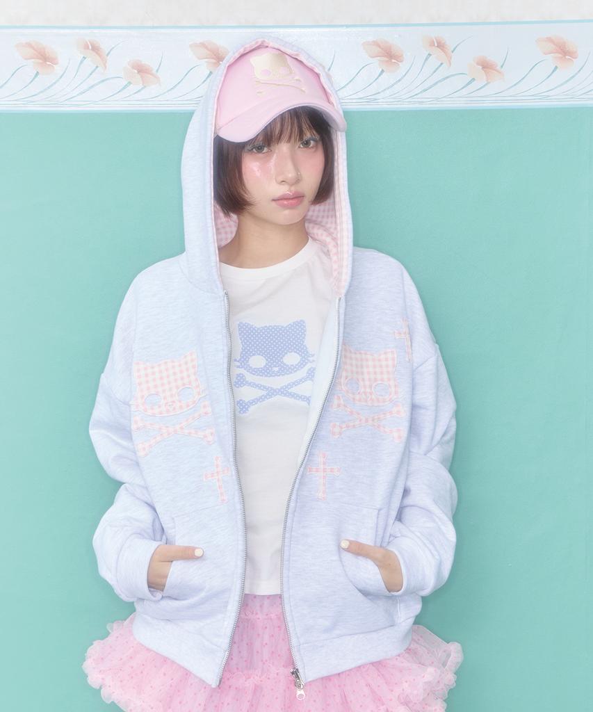Syakili Kiri Skull Patch T-Shirt (White)
