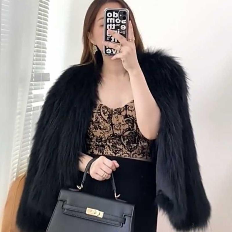 Autumn and Winter New Toka Imitation Fox Fur Light Fur Women's Winter Short Fur Short Coat