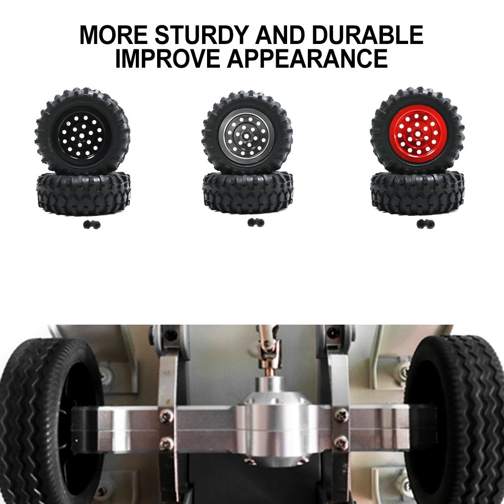 Wheel Rims Tyre For D12 Plastic OFF-Road Wear-resistant 2pcs RC Car Accessories Replacement Parts RC Upgrade Part