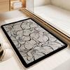 Imitation cashmere bathroom floor mat toilet toilet toilet door absorbent foot mat household  carpet