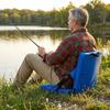 Durable Construction Foldable Camping Chair Thick Cotton Backrest Seat Mat  Cabins Use