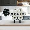 Metal Sheep Toilet Paper Roll Holder Wall Mounted Free Standing Toilet Roll Holder Hold Up To 7 Rolls Toilet Paper Stand Shelf