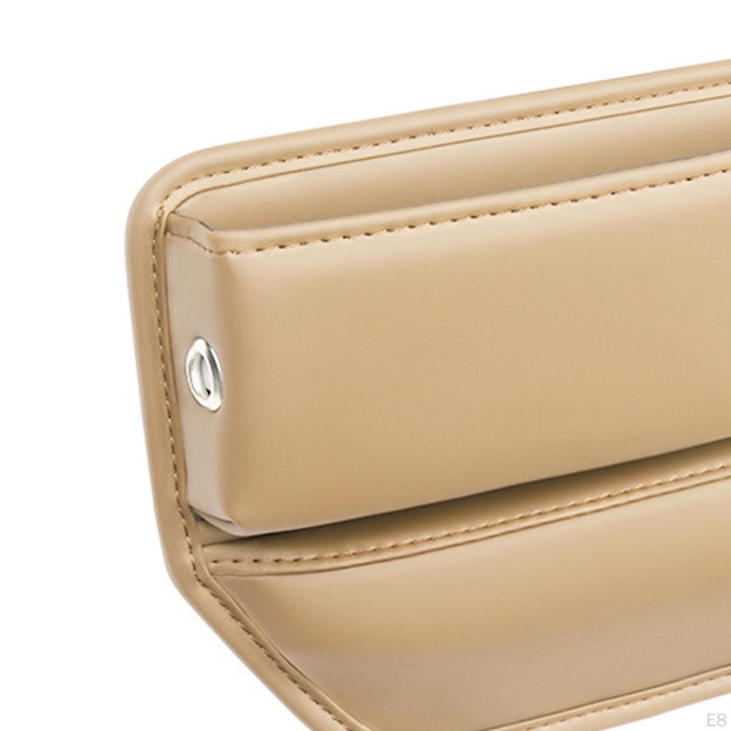 Organizer Storage Box Waterproof PU Leather For Keeping Pocket Necessaries Organized Console Side