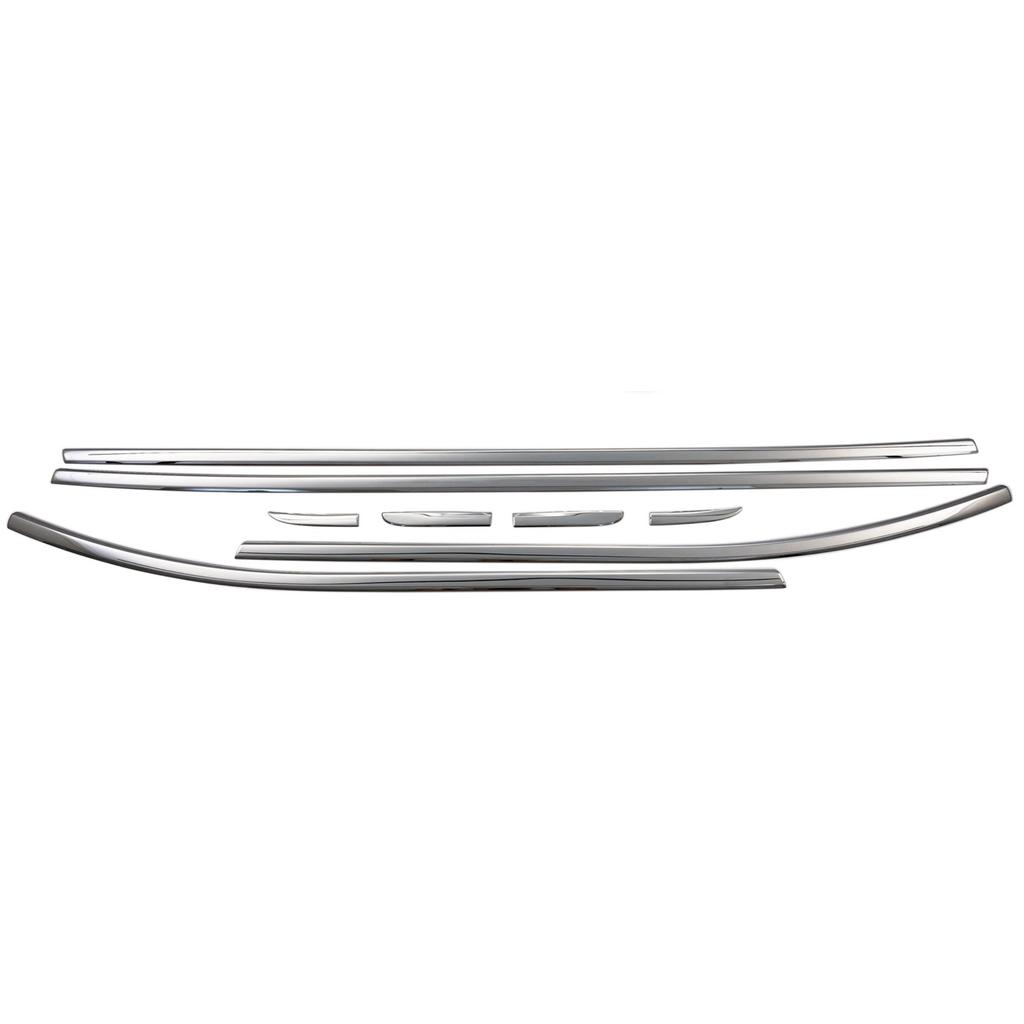 Modanature Finestrini Laterali Acciaio Inossidabile Cromato Renault Clio 4 Hb 2012