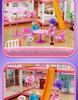 Children's Pretend Play Castle Dollhouse - Educational, Assembled, Birthday Gift for Girls