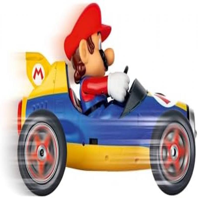 Carrera RC 370181066 Nintendo Mario Kart Mach 8 Remote Control Car, Toy for Kids & Adults Ages 6+, Indoor & Outdoor Play, Portable Mini Mario Kart
