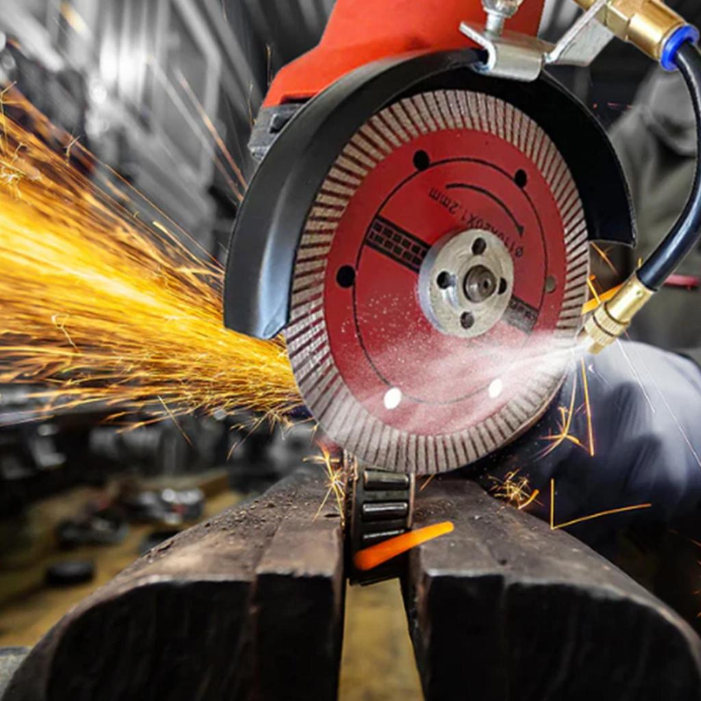 Staubentferner Wassersprüher Winkelschleifer Aufsatz Vernebelungs-Kühlsystem Fliesen schneiden Beton polieren Marmor Bauwesen