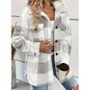 Elegant Directional Fluffy Winter Jacket