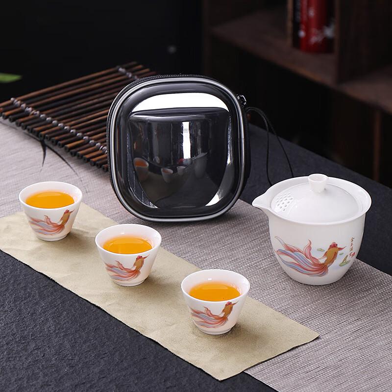 Thousand Miles Rivers & Mountains Portable Chinese Tea Set
