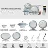Santa Monica 50-Piece Ceramic Dinnerware Set