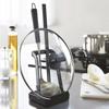 Home Ladle Holder Storage Soup Spoon Tray Lid Stand Spatula Organizer Kitchen Utensils Rack Pot Cover Shelf