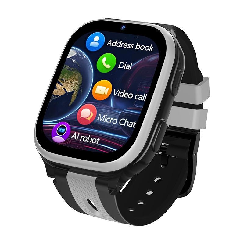4G Waterproof Q12 Kids' Smartwatch with English & Multi-language Video Positioning