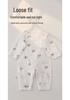Baby Onesie: Double-Layer Belly Protection, Pure Cotton, Boneless, Long Sleeve for Spring, Autumn, Summer, & Air-Conditioned Rooms
