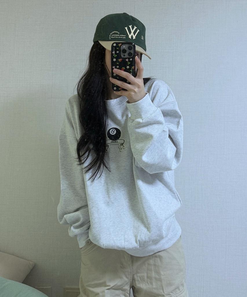 CREAM SODA LAB Crsdel Eightball Band Sweatshirt (Type B)