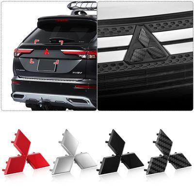 1 Stück Auto Frontklappen-Emblem Dekoration Heckklappen-Abzeichen Für Outlander Lancer 10 9 ASX RALLIART Eclipse L200 Pajero