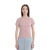 Under Armour Solid Color Comfortable Versatile Round Neck Breathable Short Sleeve T-Shirt Women Tops 6000341-673