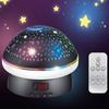 Star Projector Night Light Mushroom Timer Rotation Abs For Kids Bedroom Gift