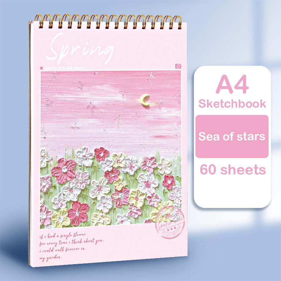 A4 Sketch Book Drawing Book Thickened Coil Drawing Paper Drawing Art Book Drawing Book Sketchbooks