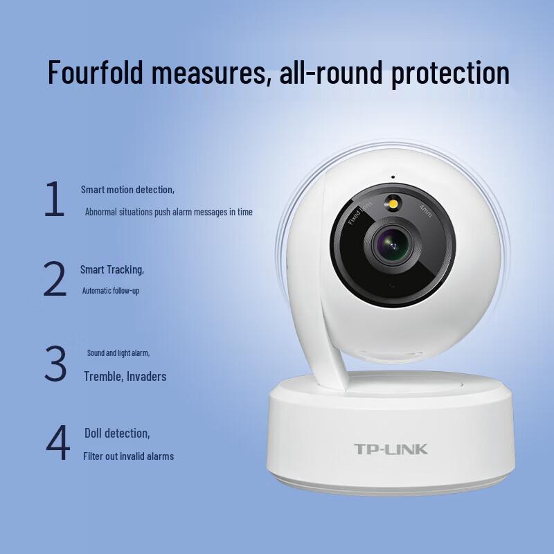 Tp-Link 4G 4MP Panoramic Home Security Camera CN Plug (adapter Included)