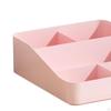 Cosmetic Desktop Organizer, Large Capacity Storage Display Box Portable Bathroom Organizer