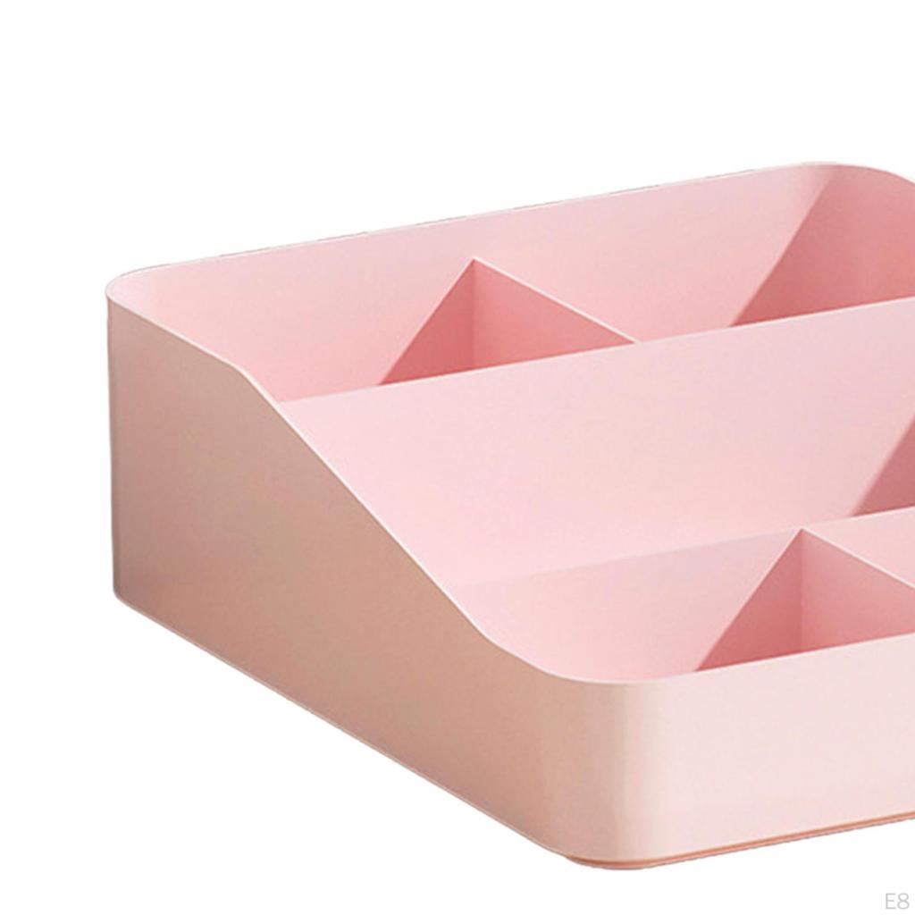 Cosmetic Desktop Organizer, Large Capacity Storage Display Box Portable Bathroom Organizer