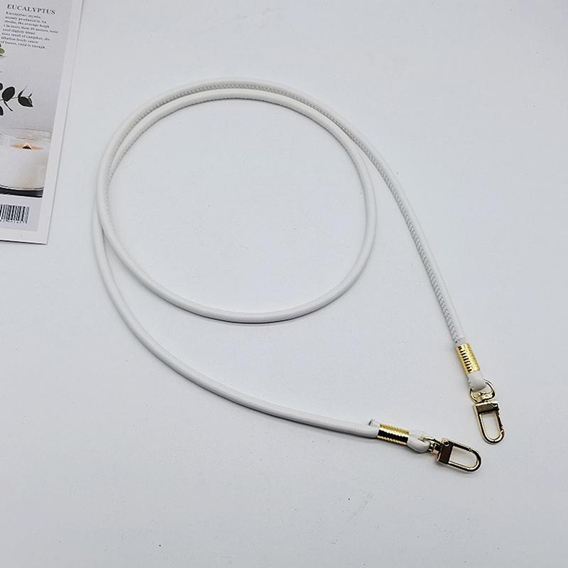 Simple Solid Color Leather Shoulder Crossbody Bag Replacement Strap Anti Lost Phone Chain For Diy Bag Chain Straps