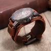 ZooooM Wide Antique Design Quartz Watch, Fashionable and Casual, Perfect Gift for Men and Women (Green) ZM-WATCH2-106-GR