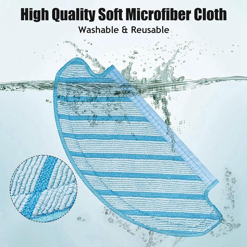 For Ecovacs DEEBOT OZMO T8+ / T8 AIVI / T8 Max / N8 Plus / N8 Pro Vacuum Main Side Brush Filter Mop Cloth Dust Bag Parts