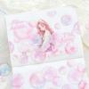 Journal GO 30pcs Kawaii Scrapbooking Stickers Fantasy Bubble Island Junk Journal Planner Cute Decorative Stationery Sticker