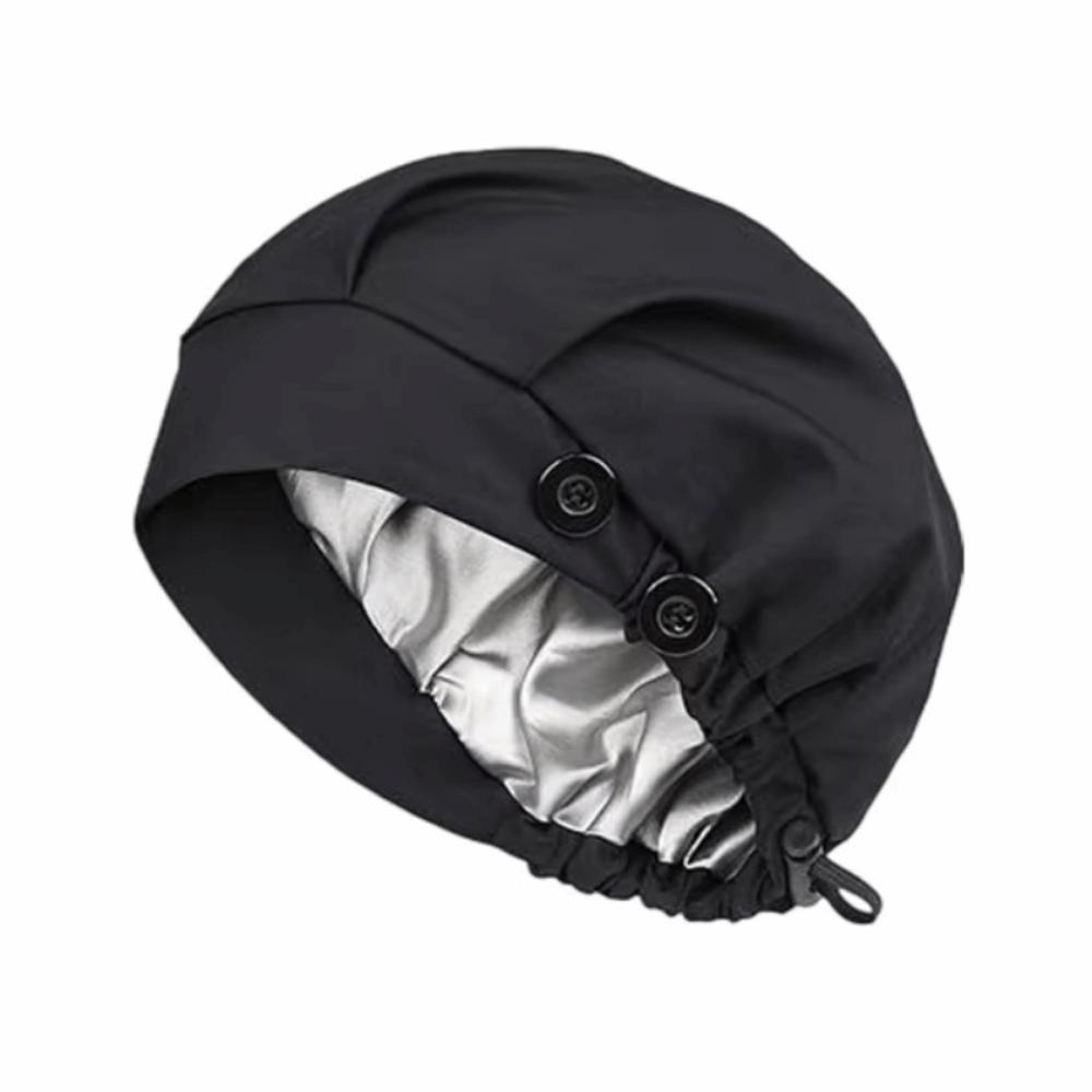 

Creative Bouffant Chemo Cap High Elastic Postpartum Head Cap Fashion Accessory чёрный