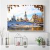 Full Drill Diamond Embroidery Autumn Handicraft Sale Diamond Painting Landscape Mosaic Castle Needlework Wall Art