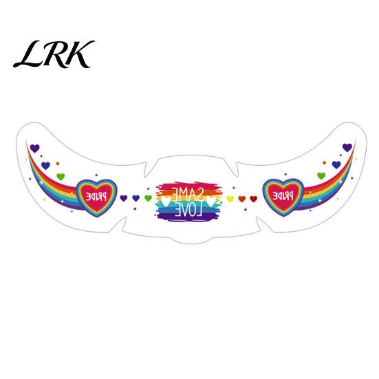 Kids Safe Tattoo Stickers Freckle Temporary Tattoos, Waterproof & Long Lasting Face Stickers, Skin-friendly Tattoos Rainbow Color Makeup Decals A