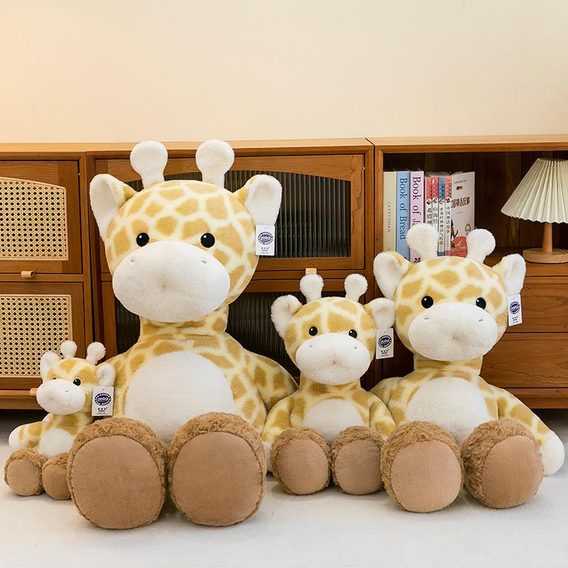 Giraffe Doll Animal Stuffed Plush Deer Sitting Posture Children Birthday Gift