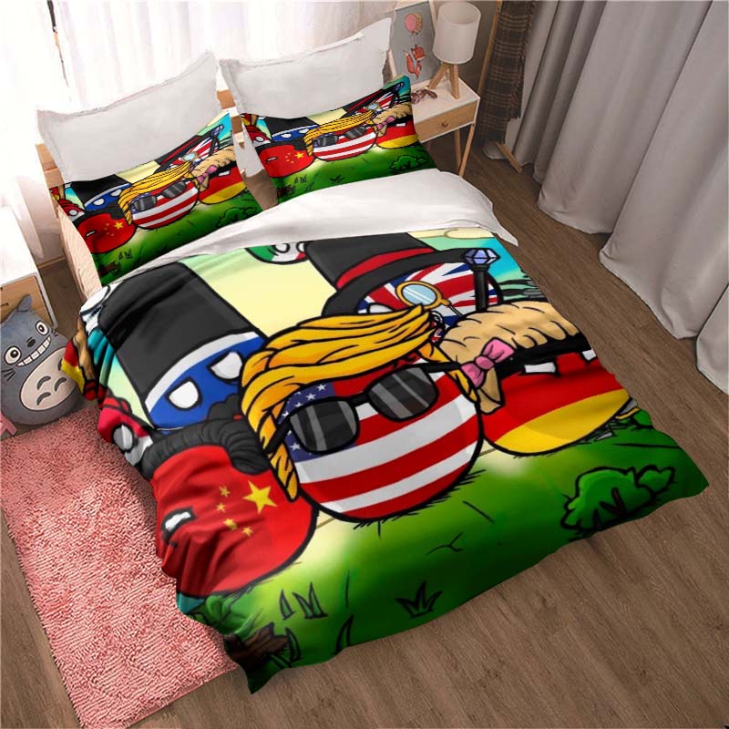 

Новый Countryball Polandballs Комплект постельного белья для спальни, пододеяльник для односпальной кровати, двуспальной кровати, комплект постельного белья для взрослых и детей, пододеяльник для спальни US Full 200x230cm