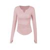 Women's Quick-dry V-neck Long-sleeve Slim-fit Yoga Top