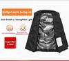 Nine-Zone USB Electric Smart Heating Vest with Carbon Fiber Warmers.