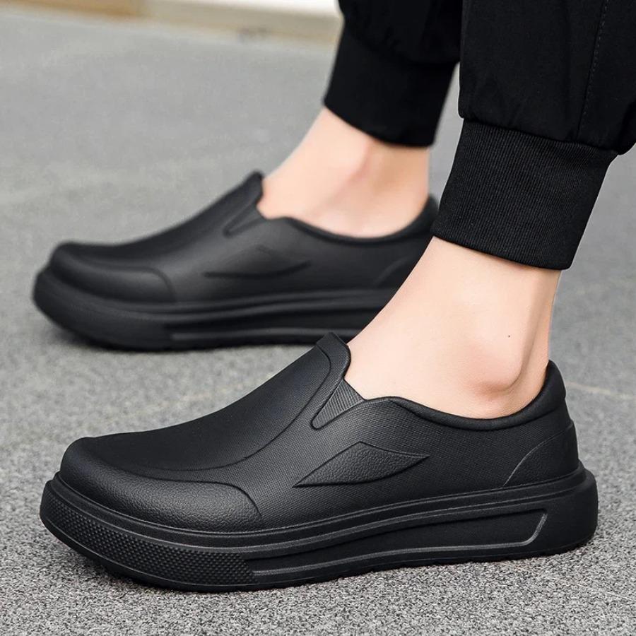 Pantofi de Bucătar pentru Bărbați Antiderapanți Rezistenți la Ulei Rezistenți la Murdărie Pantofi de Bucătărie Pantofi de Lucru Uscare Rapidă Pantofi de Ploaie Mărimi Mari Saboți Respirabili