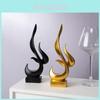 Modern Flame Small Sculpture Resin Home Decor For Living Room And Office Gift