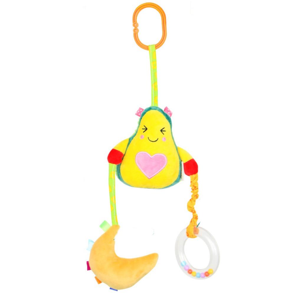 

Soft Stroller Bed Hanging Toys PP Cotton Baby Sensory Hanging Rattles Infant Toddler Toys Style1