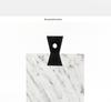 Simple Modern Irregular Geometric Faux Marble Tray for Coffee Table or Office Décor