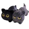 45cm kawaii Schwarze Katze Plüschtier Puppe Niedlich Großes Kuschelkissen Kissen Ins Schwarze Katze Plüschtier Puppe Für Jungen Mädchen Geburtstagsgeschenke