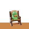 Home Decorations Cute Frog Rocking Chair Miniature Frog Figurines Animal Cat Ornaments for Japanese ZAKKA Frog Figurines