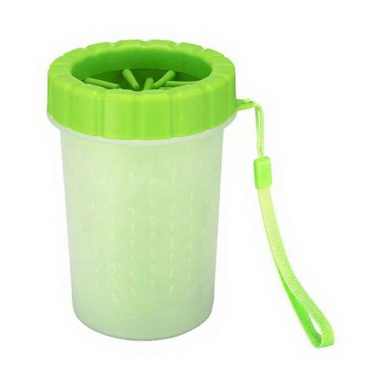 Dog Paw Cleaner Cup Portable Dog Paw Cleaning Tool Silicone Paw Cleaner with Soft Bristles for Medium Large Dogs Travel Park Visit