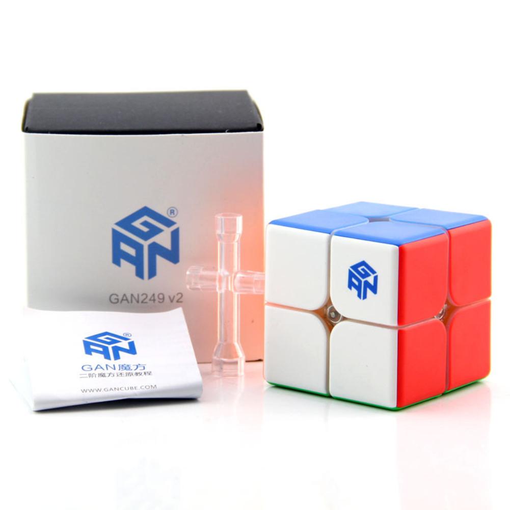 

Gan249V2 2X2 Magic Cube Puzzle Обучающие образовательные игрушки для детей, мальчиков и девочек