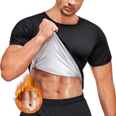 Pánská vesta do sauny zachycující teplo kompresní trička Gymnastika Sauna Cvičení Tílka Tvarované oblečení Zeštíhlující postavu Tvarující pas Trenažér Fitness košile