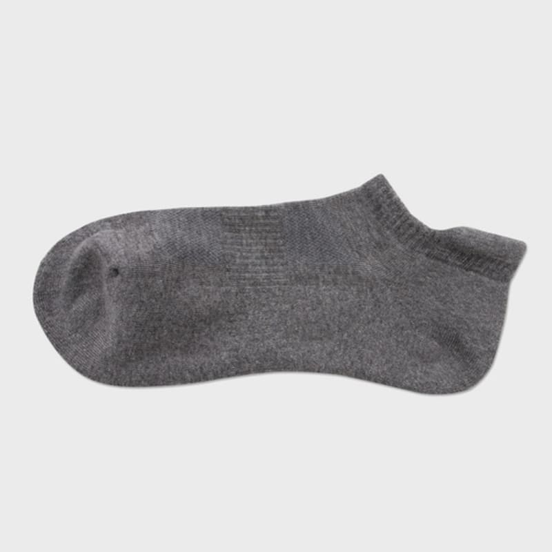 SOCKS THE LANGUAGE Floor Cushion Ankle Socks (Charcoal)