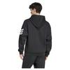 Adidas Future Icons 3 Stripes Full Zip Sweatshirt recycled polyester cotton Black
