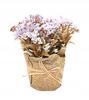 Artificial Flower Bouquet In Newsprint Stylish Home Decoration